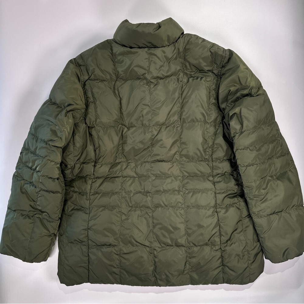 Lands’ End Women’s Plus Size Reversible Down Jacket 1X - Picture 3 of 10